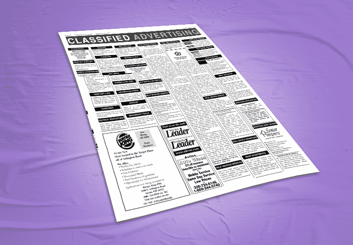 text classify ads